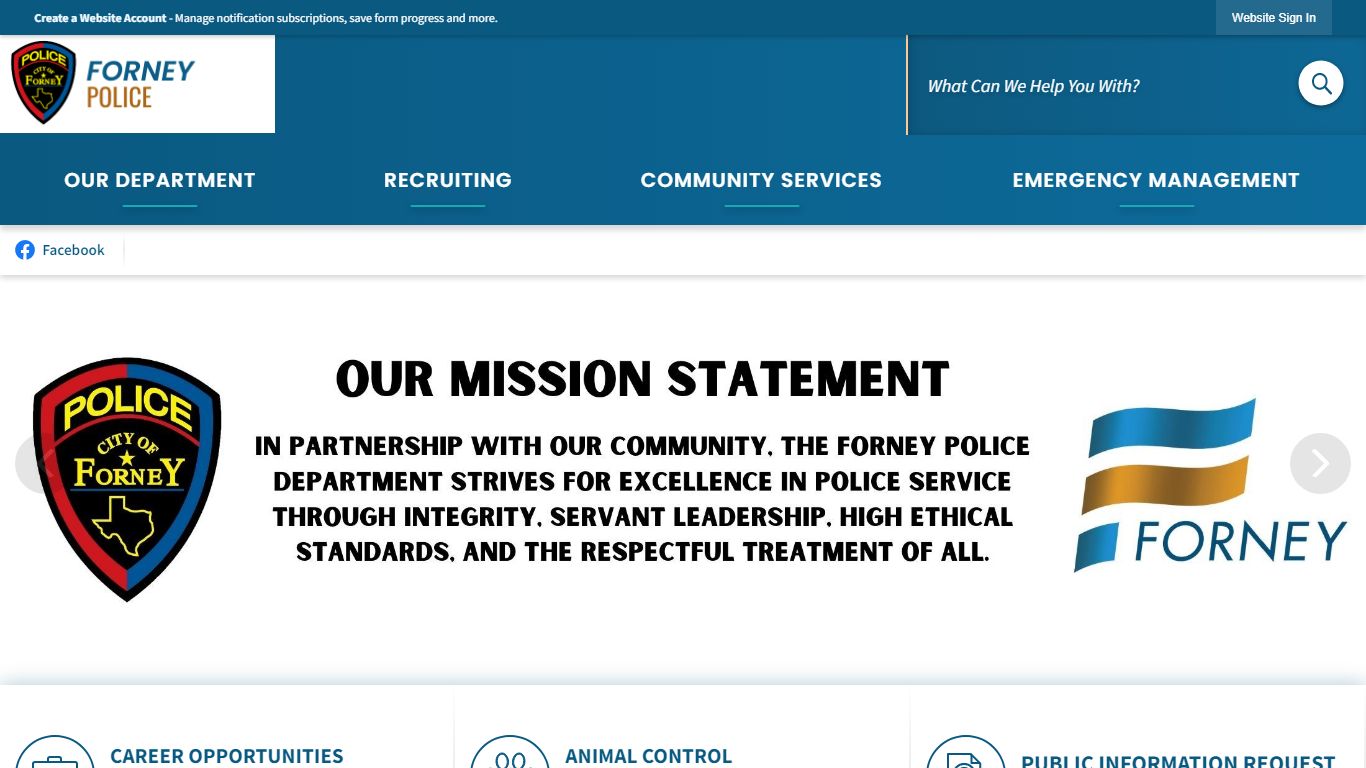 Police Department | Forney, TX - Official Website